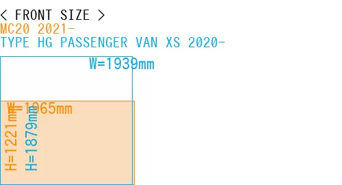 #MC20 2021- + TYPE HG PASSENGER VAN XS 2020-